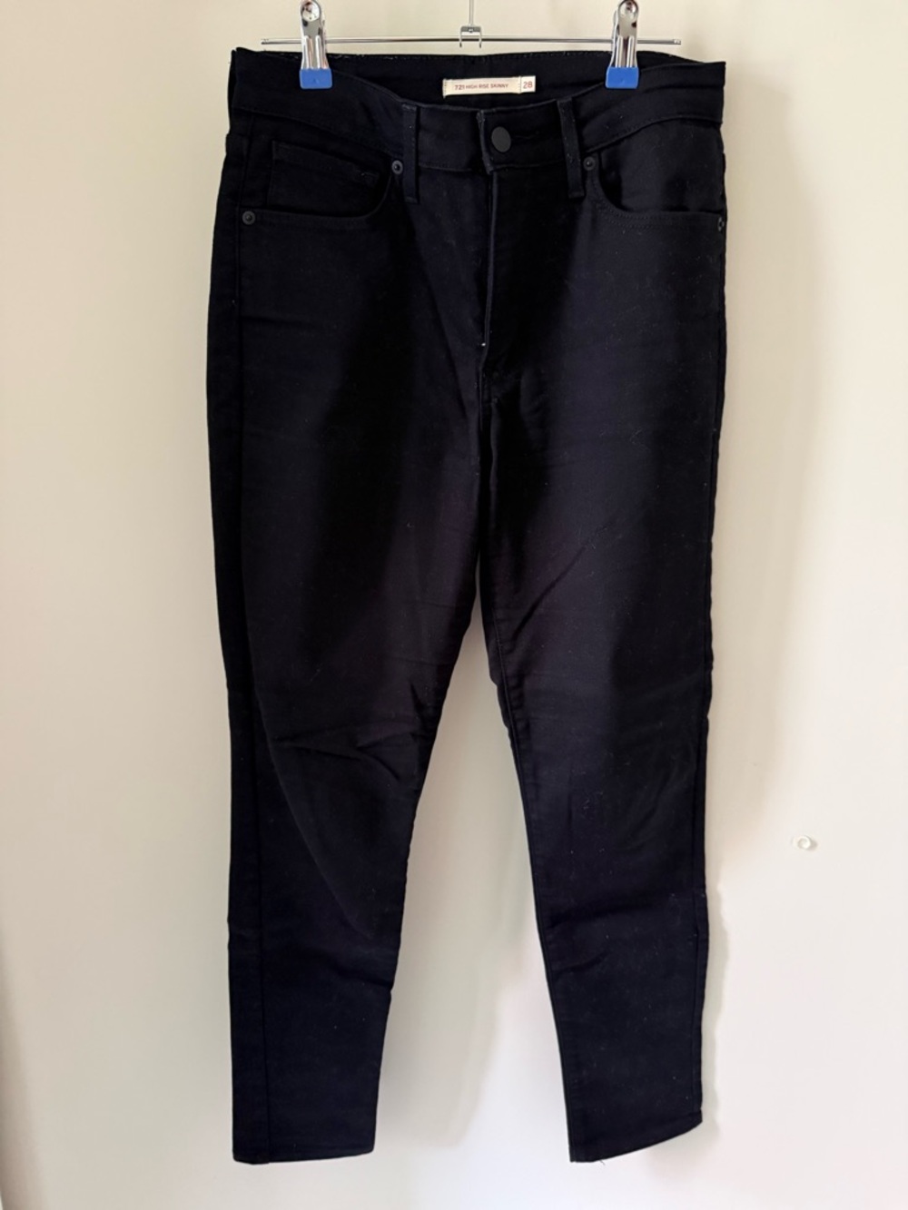 Levi’s 721 High Rise Skinny Jeans, Black